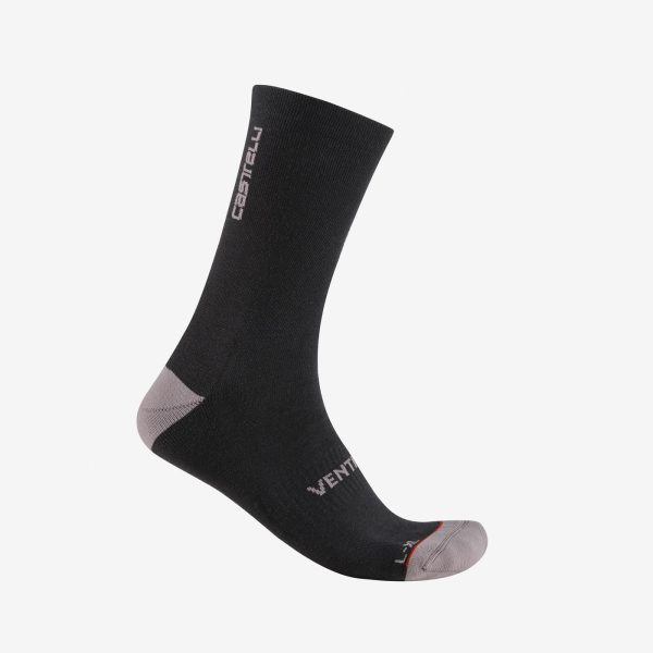 CASTELLI CALZE VENTI SOFT MERINO SOCK COLORE BLACK