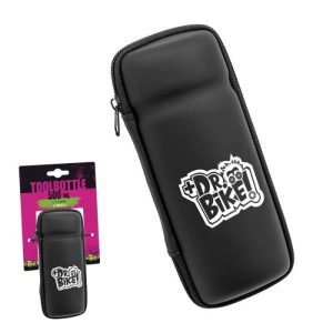 DR.BIKE Portatutto 500ml Morbido con Zip Laterale Nero
