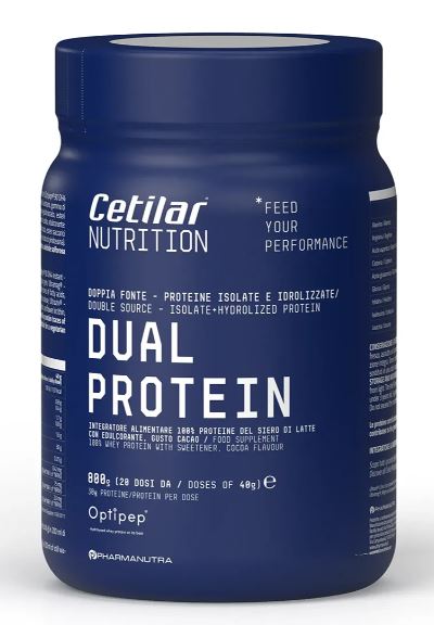 Dual Protein barattolo da 800 grammi gusto cacao