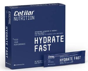 Hydrate Fast integratore alimentare di magnesio e minerali con edulcoranti. Gusto agrumi