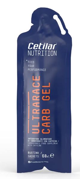 ULTRARACE CARB GEL CARBOIDRATI  IN GEL CON TREALOSIO E CAFFEINA A RILASCIO CONTROLLATO DI ENERGIA. GUSTO LEMON