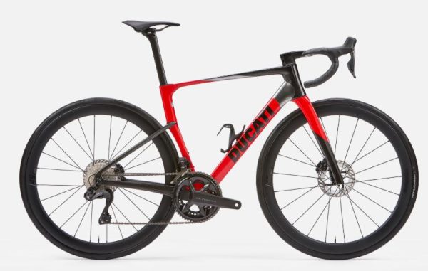 BICI DUCATI MONOSCOCCA R GRUPPO SHIMANO ULTEGRA Di2 RUOTE VISION 45 DB